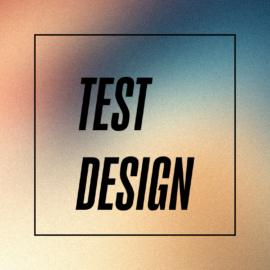 Test design standard editorial post