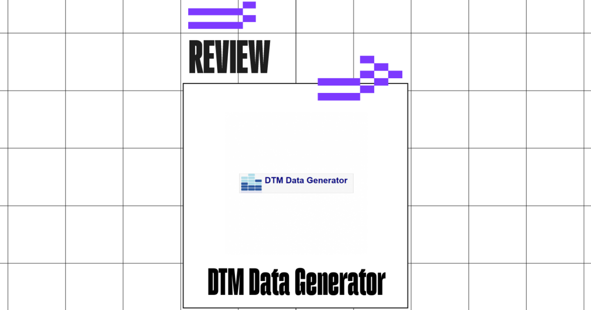 DTM Data Generator Review: Key Features, Pros, Cons, and Pricing Explained