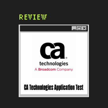 Ca technologies application test Product Review 11124