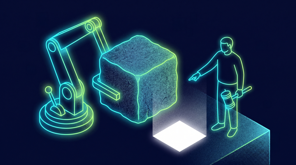 Why AI provides leverage while humans provide judgment